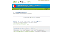 Desktop Screenshot of catalogooficial.com.br